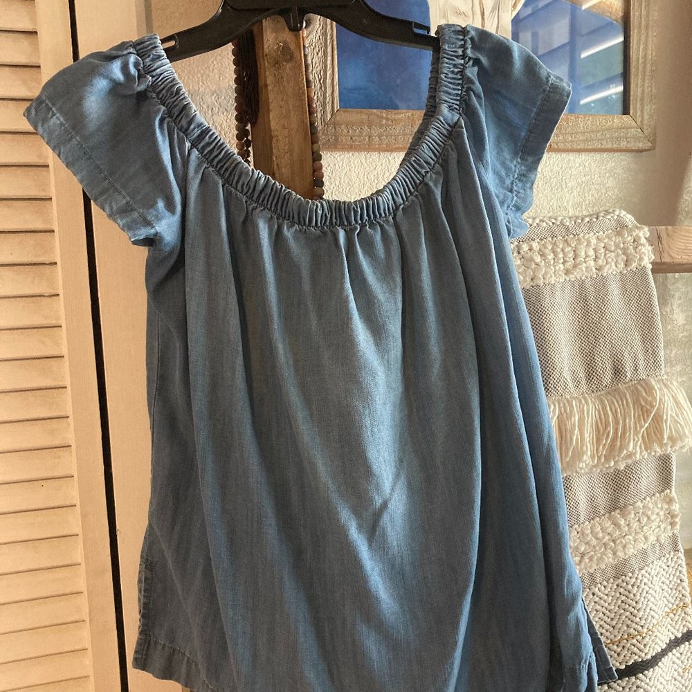 Off the Shoulder Jean Top